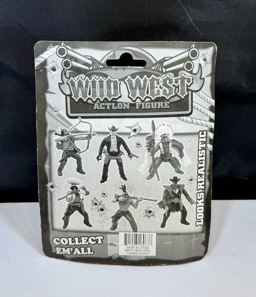 Conjunto de figuras de acción coleccionables del Salvaje Oeste - Figura de arquero guerrero nativo americano Foto 2 de 3