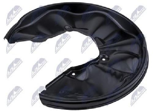NTY Splash Shield Brake Disc HTO-AU-015 For Audi Rear Axle Right, Reinforced