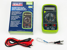 Image of Sealey Tools Digital Multimeter 8 Function With Thermocouple Hi-Vis - MM20HV