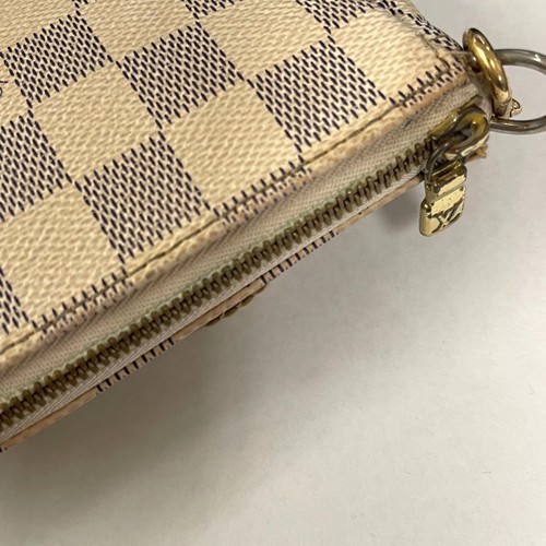 Louis Vuitton Mini Pochette Accessova Damier Azur N58010 Hand Bag #13385 - Picture 10 of 11