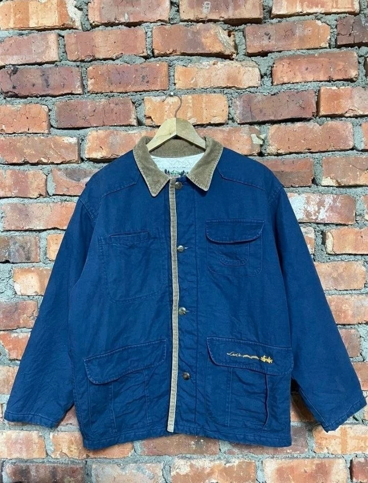 Vintage 80's Levis Alaska Jacket Coat Quilted Fishing Hunting