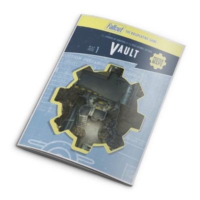 Fallout: The Roleplaying Game - Map Pack 1: Vault - 9781802810691