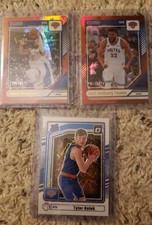 Jalen Brunson and Karl-Anthony Towns /125, Tyler Kolek White Velocity Rookie NBA