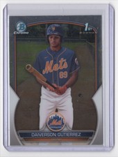 2023 1st Bowman Daiverson Gutierrez New York Mets #BCP-154