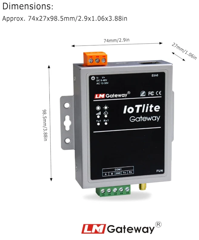 LM Gateway 103- IoTLite | IoT Data to The Cloud | Support for Modbus, BACnet, OP - Image 4 of 4