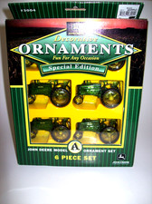 6- Piece Holiday Christmas Ornament JOHN DEERE 3004 - Special Edition
