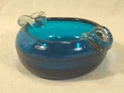 MCM Murano Ashtray Turquoise Blue 1960