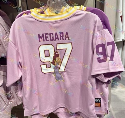 Disney Parks Disneyland Hercules Megara 1997 Women Baseball Jersey