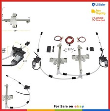 Universal 2 Door Power Window Conversion Kit Flat Glass Manual To Electric 12v