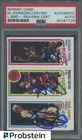 Magic Johnson Larry Bird Julius Erving Signed 1980 Topps RC REPRINT PSA/DNA AUTO