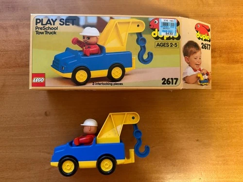 Duplo 2617 Tow Truck 1989 Rare Complete With Box
