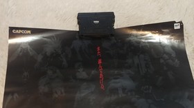 Vampire Savior Sega Saturn B2 Promo Poster JPN Import Capcom 1997 Playstation