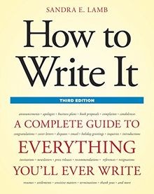 How to Write It, Third Edition: A Complete Guide to... | Buch | Zustand sehr gut