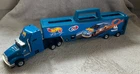 Vintage 1998 Hot Wheels NASCAR Car Hauler Carrier Semi Truck