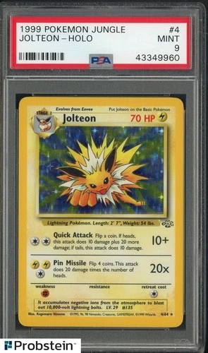 1999 Pokemon Jungle Jolteon-Holo 4