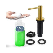 SBEN Kitchen Sink Soap Dispenser Countertop Pump for Hand Soap or Lotion, Buil