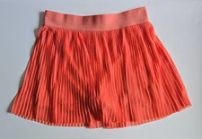 Kyodan Size S Orange Pleated Pull On Pickleball Tennis Golf Skort/Skirt LKNEW