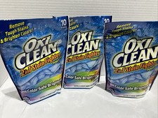 OxiClean  2 In 1 Stain Fighter Color Safe Color Brightener Power Paks 10ct X 3