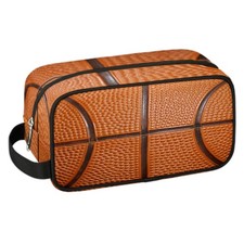 Basketball Sports Travel Toiletry Bag for Boys Teens, Waterproof Hanging Dopp...