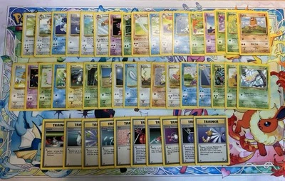 Pokemon Base Set 2 Lot WOTC 44 Cards No Duplicates - image 1 of 4