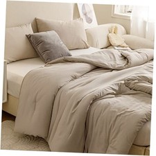 Oversized King Comforter 128x120, Super King Plus Comforter 128"x120" Oatmeal