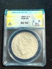 1881 S MORGAN DOLLAR VAM 38 ANACS AU 50