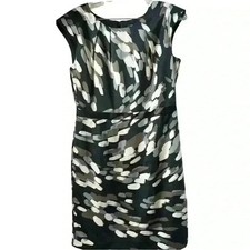 Banana Republic Women's Cap-Sleeve Sheath Dress Abstract Print - Size 6