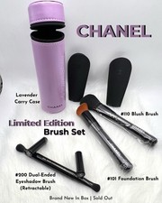 CHANEL Les Pinceaux De Chanel Makeup Brush Set 135 Immortelle Lavender Lmtd Edtn