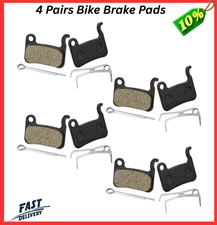 4 Pairs Bike Brake Pads, Resin Semi-Metal Bicycle Disc Brake Pads Ebike Brake