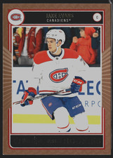 2020-21 O-Pee-Chee Glossy Rookies Bronze #R-9 Jake Evans (RC)