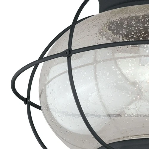 Chatham 1-Light Outdoor Ceiling in Coastal and Globe Style 12 Inches Tall and 13 - Picture 2 of 10