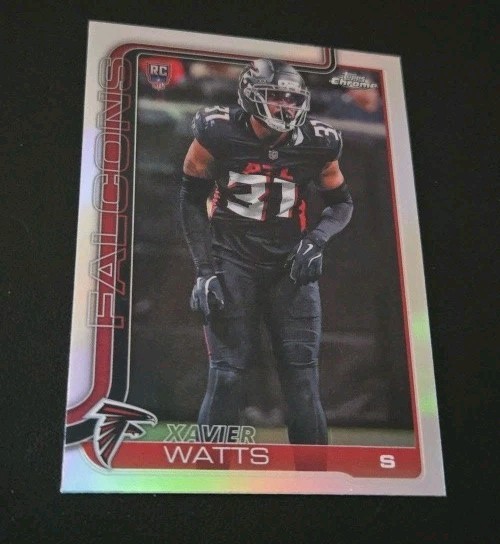 2025 Topps Chrome Football Xavier Watts #393 Refractor Rookie Card RC