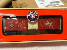 Lionel 6-36769 LRRC Lighted Fourth of July Box Car w/Orig Ship Box, LNIB