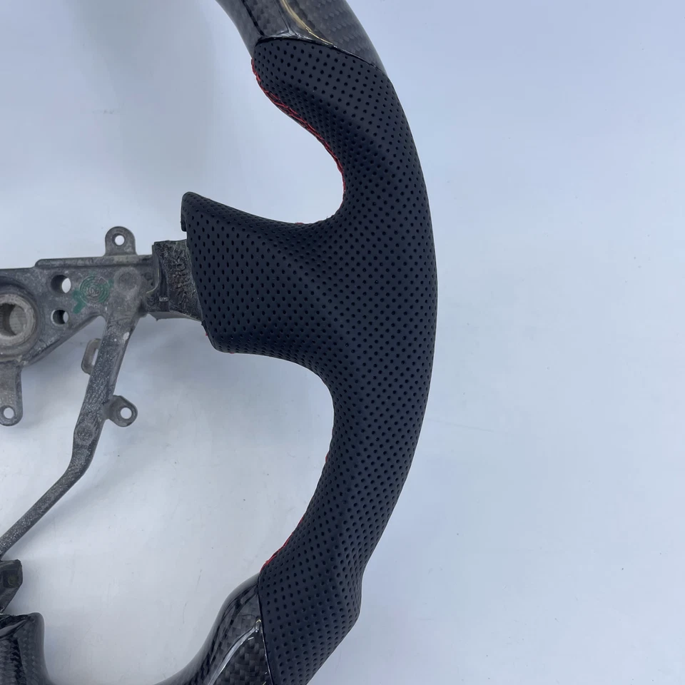 Volante de fibra de carbono real Legacy para Subaru 2003-2007 WRX STI 2005-2007 Foto 4 de 4