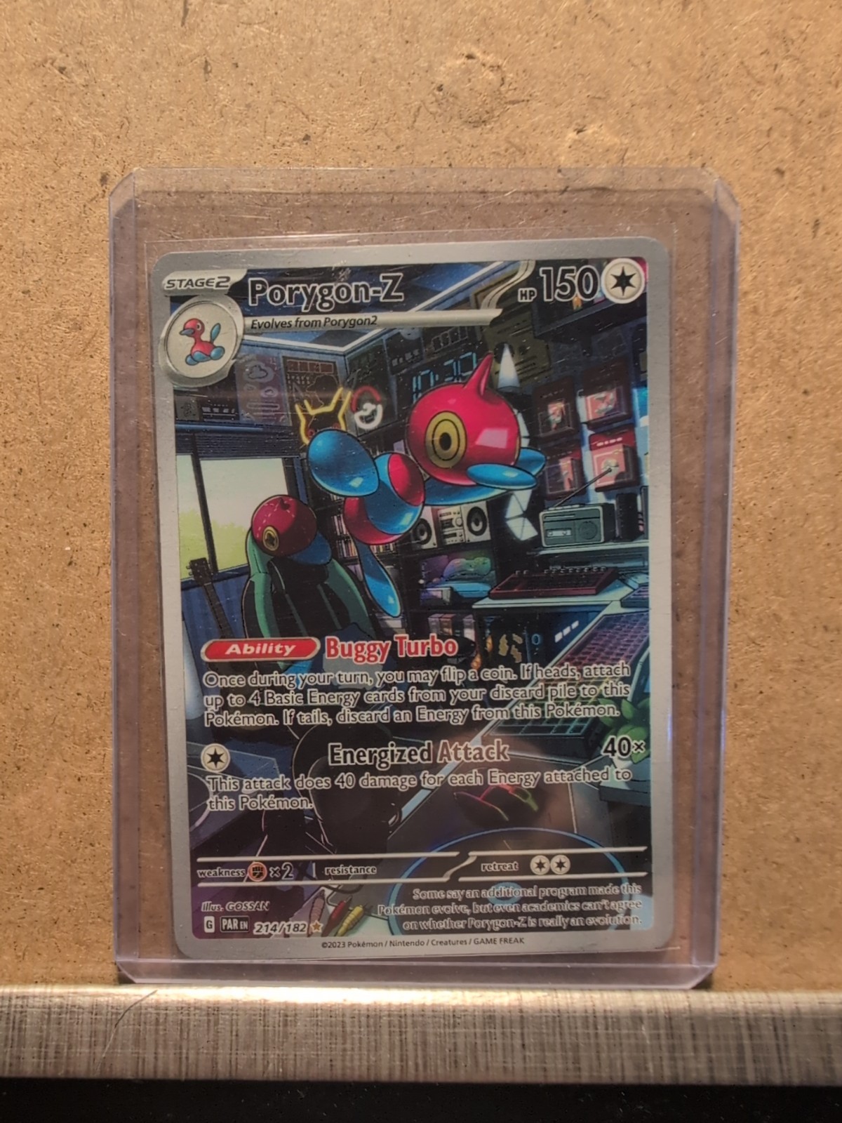 Porygon-Z 214/182 Illustration Rare Paradox Rift Pokémon Card TCG Near Mint