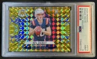 2024 Mosaic Drake Maye RC Reactive Yellow Prizm NFL Debut #273 Patriots PSA 9