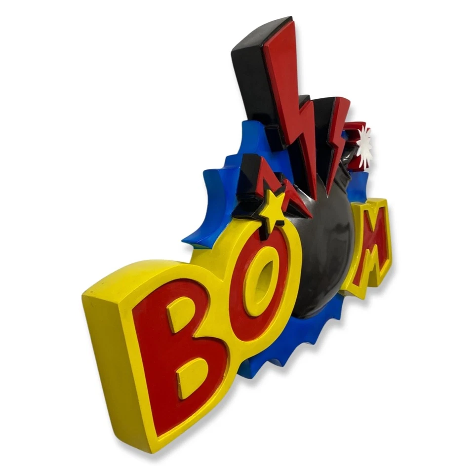 Pop Culture BOOM! 3D Comic Book Sign 32 Inches Foto 2 de 2