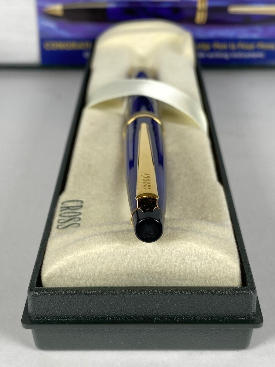 CROSS SOLO FOREST GREEN BALLPOINT PEN WITH GOLD PLATED