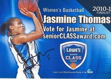 JASMINE THOMAS Signed 8.5 x 11 Photo Signed REPRINT Basketball WNBA Sun DUKE