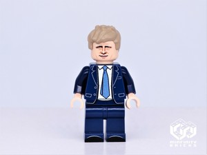 Custom Lego Minifigure Boris Johnson The Uk Ebay