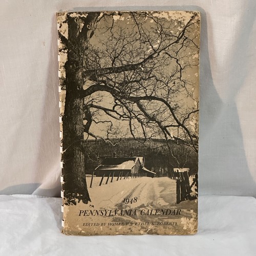 1948 PENNSYLVANIA CALENDAR State College PA Homer V. & Ethel K. Roberts Ag Ext - Picture 15 of 15