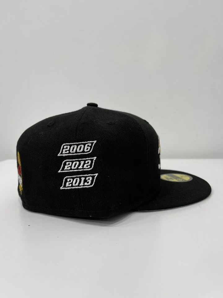 New Era Miami Heat NBA 59FIFTY Count The Rings Fitted Hat Cap Size 7 1/2 - Image 4 of 4