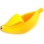 thumbnail 7 - Banana Shape Cat Nesting Bed Pet Kitten House Kennel Warm Sofa Sleeping Cave XL