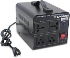 1000W Step Up Down Voltage Converter 110V  220V w/ 2 US  2 Universal Outlets