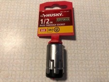 Husky Pass Through Socket 3/8 in Drive 1/2 in...
