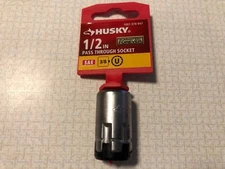 Husky Pass Through Socket 3/8 in Drive 1/2 in NEW