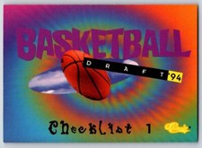 1994-95 Classic Draft CHECKLIST 1 1-54 #76 *unmarked* - FREE Ship!