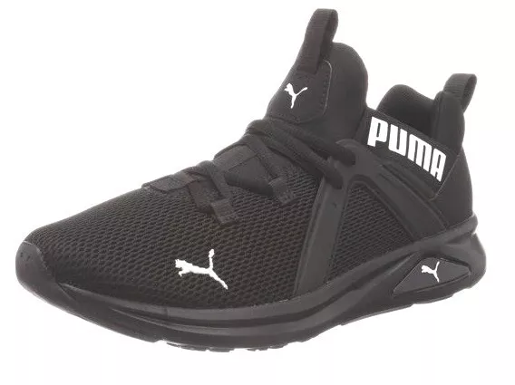 PUMA ENZO 2 SLIP ON SNEAKERS TRAINERS RUNNING MEN SHOES BLACK WHITE SIZE 11 NEW