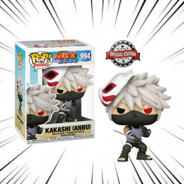 NARUTO Figurine KAKASHI ANBU EXCLUSIVE N° 994 POP FUNKO RARE