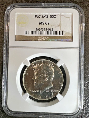 1967 KENNEDY SMS Half Dollar * NGC MS67 * UNCIRCULATED * Brown Label *